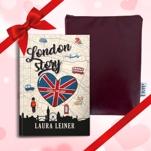 VALENTÍNSKY BALÍK 🇬🇧 (Balík obsahuje: knihu + Obal na zips + elegantná záložka + malé valentínske prekvapenia) LIMITKA!