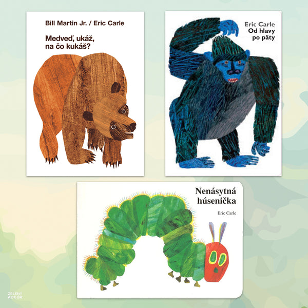 SPOLU! Nenásytná húsenička + Medveď, ukáž na čo kukáš? + Od hlavy po päty