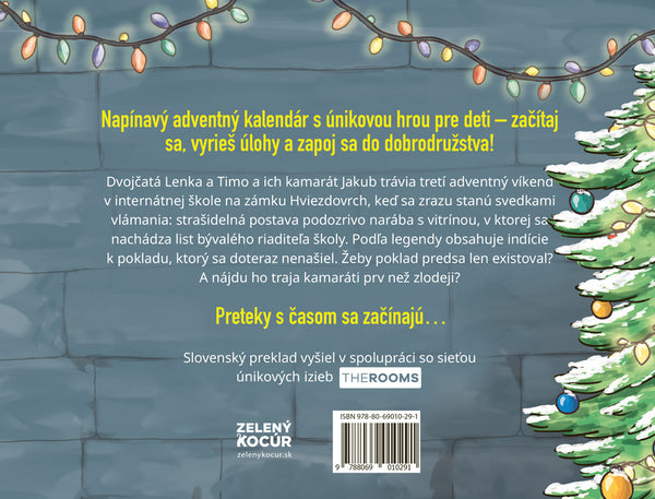 Hľadáme poklad – Adventný kalendár pre deti s únikovou hrou