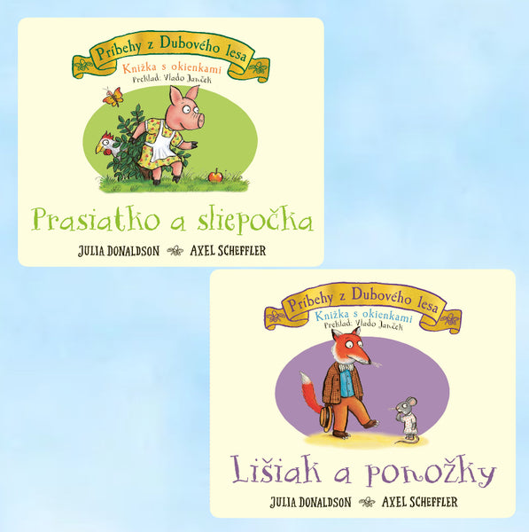 SPOLU! Prasiatko a sliepočka + Lišiak a ponožky