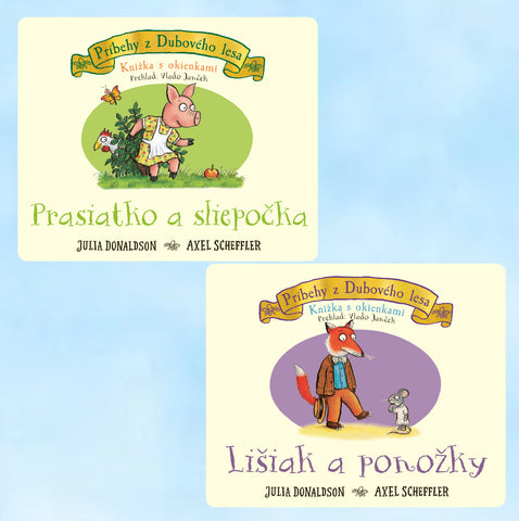SPOLU! Prasiatko a sliepočka + Lišiak a ponožky