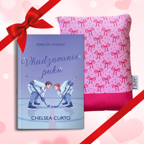 VALENTÍNSKY BALÍK 🏒 (Balík obsahuje: knihu + Obal na zips + elegantná záložka + malé valentínske prekvapenia) LIMITKA!