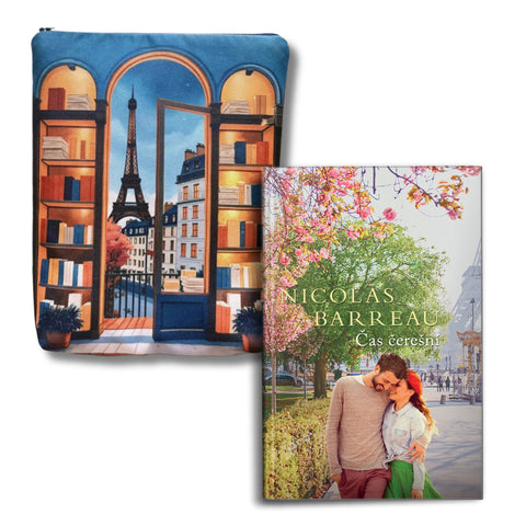 SPOLU! - Čas čerešní + Obal na knihu XXL na zips "Paris"