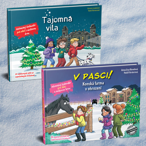 SPOLU!  Tajomná vila  + V pasci  – Adventný kalendár pre deti s únikovou hrou
